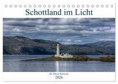 Schottland im Licht (Tischkalender 2026 DIN A5 quer), CALVENDO Monatskalender