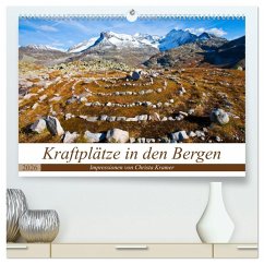 Kraftplätze in den Bergen (hochwertiger Premium Wandkalender 2026 DIN A2 quer), Kunstdruck in Hochglanz