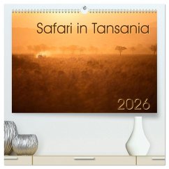 Safari in Tansania (hochwertiger Premium Wandkalender 2026 DIN A2 quer), Kunstdruck in Hochglanz Safari in Tansania (hochwertiger Premium Wandkalender 2026 DIN A2 quer), Kunstdruck in Hochglanz