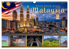 Cover Reise durch Asien - Malaysia (Wandkalender 2026 DIN A3 quer), CALVENDO Monatskalender