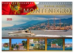 Cover Reise nach Montenegro (Wandkalender 2026 DIN A4 quer), CALVENDO Monatskalender