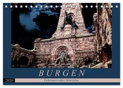 Cover Burgen - Geheimnisvolles Mittelalter (Tischkalender 2026 DIN A5 quer), CALVENDO Monatskalender