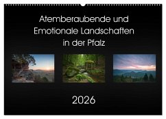 Atemberaubende und Emotionale Landschaften in der Pfalz (Wandkalender 2026 DIN A2 quer), CALVENDO Monatskalender