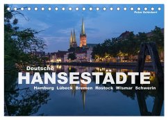 Deutsche Hansestädte (Tischkalender 2026 DIN A5 quer), CALVENDO Monatskalender Cover Deutsche Hansestädte (Tischkalender 2026 DIN A5 quer), CALVENDO Monatskalender