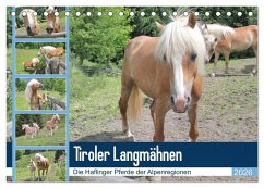 Cover Tiroler Langmähnen (Tischkalender 2026 DIN A5 quer), CALVENDO Monatskalender