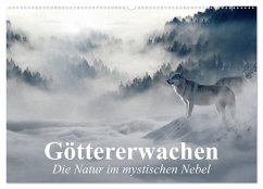 Cover Göttererwachen. Die Natur im mystischen Nebel (Wandkalender 2026 DIN A2 quer), CALVENDO Monatskalender