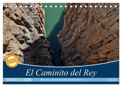 El Caminito del Rey (Tischkalender 2026 DIN A5 quer), CALVENDO Monatskalender
