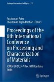 Proceedings of the 6th International Conference on Processing and Characterization of Materials Proceedings of the 6th International Conference on Processing and Characterization of Materials