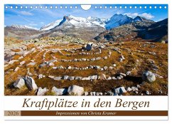 Cover Kraftplätze in den Bergen (Wandkalender 2026 DIN A4 quer), CALVENDO Monatskalender