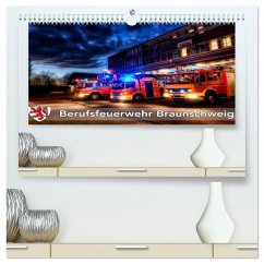 Berufsfeuerwehr Braunschweig (hochwertiger Premium Wandkalender 2026 DIN A2 quer), Kunstdruck in Hochglanz