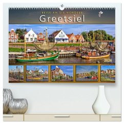 Cover Reise an die Nordsee - Greetsiel (hochwertiger Premium Wandkalender 2026 DIN A2 quer), Kunstdruck in Hochglanz