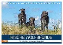 Irische Wolfshunde (Tischkalender 2026 DIN A5 quer), CALVENDO Monatskalender