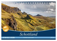 Schottland Farben und Licht (Tischkalender 2026 DIN A5 quer), CALVENDO Monatskalender Schottland Farben und Licht (Tischkalender 2026 DIN A5 quer), CALVENDO Monatskalender