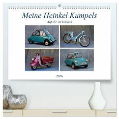 Meine Heinkel Kumpels (hochwertiger Premium Wandkalender 2026 DIN A2 quer), Kunstdruck in Hochglanz Meine Heinkel Kumpels (hochwertiger Premium Wandkalender 2026 DIN A2 quer), Kunstdruck in Hochglanz