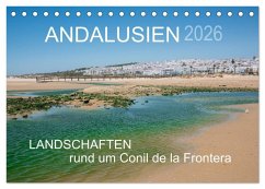Andalusien - Landschaften rund um Conil de la Frontera (Tischkalender 2026 DIN A5 quer), CALVENDO Monatskalender Andalusien - Landschaften rund um Conil de la Frontera (Tischkalender 2026 DIN A5 quer), CALVENDO Monatskalender