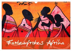 Cover Farbenfrohes Afrika (Wandkalender 2026 DIN A3 quer), CALVENDO Monatskalender