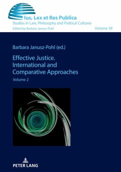 Cover Effective Justice. International and Comparative Approaches
