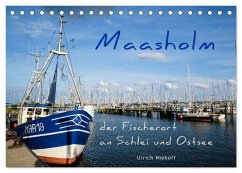 Cover Maasholm - der Fischerort an Schlei und Ostsee (Tischkalender 2026 DIN A5 quer), CALVENDO Monatskalender