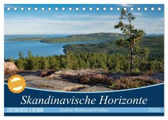 Skandinavische Horizonte (Tischkalender 2026 DIN A5 quer), CALVENDO Monatskalender