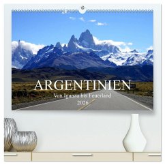 Cover Argentinien - Von Iguazu bis Feuerland (hochwertiger Premium Wandkalender 2026 DIN A2 quer), Kunstdruck in Hochglanz