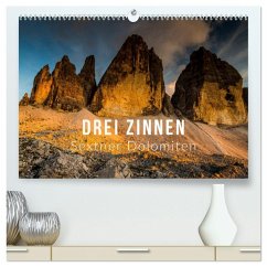 Drei Zinnen. Sextner Dolomiten (hochwertiger Premium Wandkalender 2026 DIN A2 quer), Kunstdruck in Hochglanz