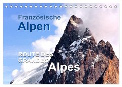 Cover Französische Alpen - Route des Grandes Alpes (Tischkalender 2026 DIN A5 quer), CALVENDO Monatskalender