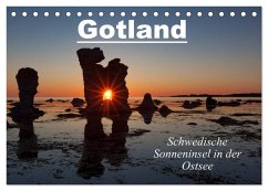 Gotland - Sonneninsel in der Ostsee (Tischkalender 2026 DIN A5 quer), CALVENDO Monatskalender