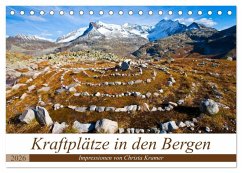 Cover Kraftplätze in den Bergen (Tischkalender 2026 DIN A5 quer), CALVENDO Monatskalender