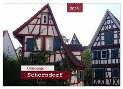 Cover Unterwegs in Schorndorf (Wandkalender 2026 DIN A2 quer), CALVENDO Monatskalender