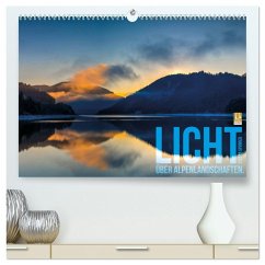 Cover Licht über Alpenlandschaften (hochwertiger Premium Wandkalender 2026 DIN A2 quer), Kunstdruck in Hochglanz