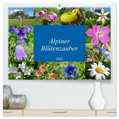 Cover Alpiner Blütenzauber (hochwertiger Premium Wandkalender 2026 DIN A2 quer), Kunstdruck in Hochglanz