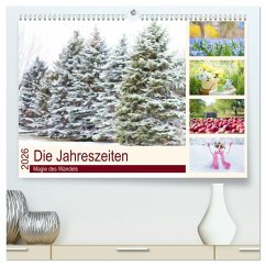 Die Jahreszeiten. Magie des Wandels (hochwertiger Premium Wandkalender 2026 DIN A2 quer), Kunstdruck in Hochglanz