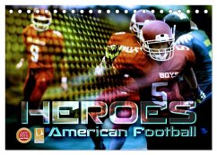 HEROES - American Football (Tischkalender 2026 DIN A5 quer), CALVENDO Monatskalender