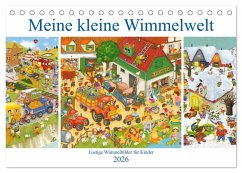 Meine kleine Wimmelwelt (Tischkalender 2026 DIN A5 quer), CALVENDO Monatskalender