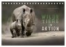 WILDE TIERE IN AKTION (Tischkalender... - Bild 1