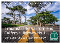Traumstraße Kaliforniens - California Highway No.1 (Tischkalender 2026 DIN A5 quer), CALVENDO Monatskalender Traumstraße Kaliforniens - California Highway No.1 (Tischkalender 2026 DIN A5 quer), CALVENDO Monatskalender