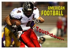 American Football - Touchdown (Wandkalender 2026 DIN A2 quer), CALVENDO Monatskalender
