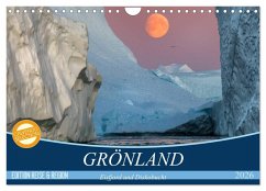 GRÖNLAND Eisfjord und Diskobucht (Wandkalender 2026 DIN A4 quer), CALVENDO Monatskalender GRÖNLAND Eisfjord und Diskobucht (Wandkalender 2026 DIN A4 quer), CALVENDO Monatskalender