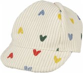 Puppen-Kappe "Herz-Konfetti", Gr.35-45 cm