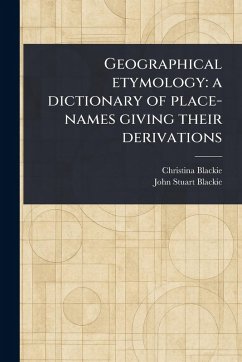 Cover Geographical Etymology