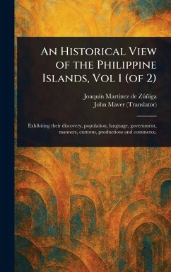 Cover An Historical View of the Philippine Islands, Vol 1 (of 2)