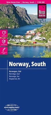 Cover Reise Know-How Landkarte Norwegen, Süd / Norway, South (1:500.000)