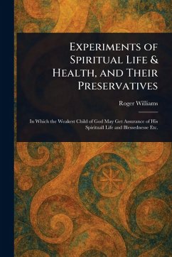 Cover Experiments of Spiritual Life & Health, and Their Preservatives