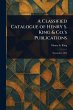 A Classified Catalogue of Henry S. King... - Bild 1