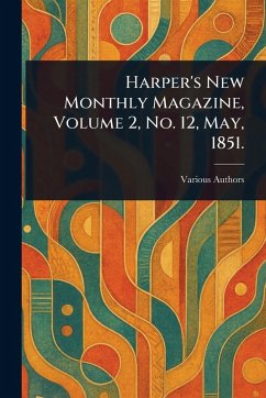 Cover Harper's New Monthly Magazine, Volume 2, No. 12, May, 1851.