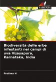 Biodiversità delle erbe infestanti nei campi di uva Vijayapura, Karnataka, India