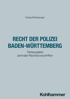 Cover Das Recht der Polizei Baden-Württemberg