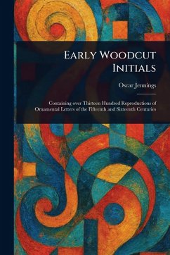 Cover Early Woodcut Initials