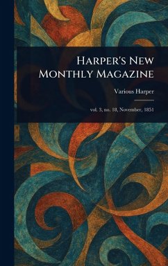 Cover Harper's New Monthly Magazine