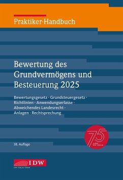 Cover Praktiker-Handbuch Bewertung des Grundvermögens und Besteuerung 2025, 38. Auflage